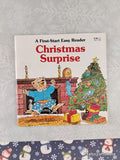 Vintage 1980 Christmas Surprise First-Start Easy Reader Miniature Softcover