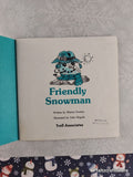 Vintage 1980 Friendly Snowman First-Start Easy Reader Miniature Softcover