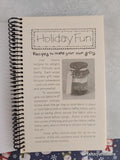 Vintage 2002 Gifts in a Jar Holiday Fun Spiral-Bound Softcover, Like New