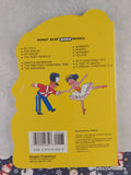 Vintage 1991 A Visit to Santa Honey Bear Shape Board Book Hardcover