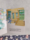 Vintage 1996 Elmo's 12 Days of Christmas Miniature Board Book Hardcover, Like New