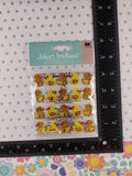 Jolee's Boutique SPARKLY Ducks Repeats 3-Dimensional Sticker Pack, New/Sealed
