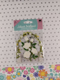 Jolee's Boutique Botanical Roses SPARKLY 3-Dimensional Sticker Pack, New/Sealed