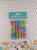 Jolee's Boutique Flip Flop Repeats 3-Dimensional Sticker Pack, New/Sealed