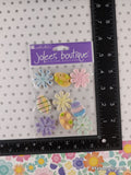 Jolee's Boutique Felt Flowers & Eggs Easter 3-Dimensional Sticker Pack, New/Sealed