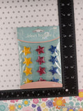 Jolee's Boutique Primary Stars Cabochons SPARKLY 3-Dimensional Sticker Pack, New/Sealed
