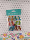 Jolee's Boutique Flip Flops Cabochons 3-Dimensional Sticker Pack, New/Sealed
