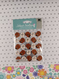 Jolee's Boutique SPARKLY Baseball & Mitts Repeats 3-Dimensional Sticker Pack, New/Sealed