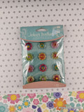 Jolee's Boutique Vibrant Flowers Cabochons SPARKLY 3-Dimensional Sticker Pack, New/Sealed