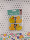 Jolee's Boutique Cute Rubber Duckies 3-Dimensional Sticker Pack, New/Sealed