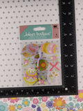 Jolee's Boutique GLITTERY Easter Eggs 3-Dimensional Sticker Pack, New/Sealed