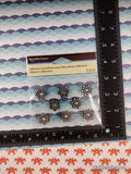 Recollections SHINY Black & Silver Snowflakes 3-Dimensional Adhesive Embellishments Pack, New/Sealed