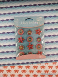 Jolee's Boutique Yellow Dot Flowers Cabochons SPARKLY 3-Dimensional Sticker Pack, New/Sealed