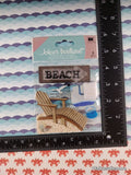 Jolee's Boutique Beach House 3-Dimensional Sticker Pack, New/Sealed
