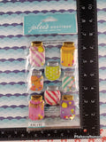Jolee's Boutique Confetti Mason Jar Domes 3-Dimensional Sticker Pack, New/Sealed