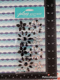 Jolee's Boutique Bling Flowers SHINY 3-Dimensional Sticker Pack, New/Sealed