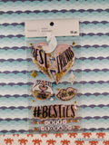 Recollections Best Friends Besties BFF SPARKLY 3-Dimensional Sticker Pack, New/Sealed