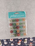 Jolee's Boutique Miniature Snowflake Repeats SPARKLY 3-Dimensional Sticker Pack, New/Sealed