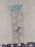 A Touch of Jolee's Boutique Wintry Snowflakes SPARKLY 3-Dimensional Sticker Pack, New/Sealed