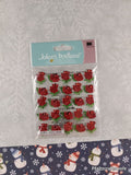Jolee's Boutique Red Rose Repeats SPARKLY 3-Dimensional Sticker Pack, New/Sealed