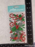 Jolee's Boutique Christmas Flourishes and Holly 3-Dimensional Sticker Pack, New/Sealed