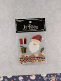 Vintage 2005 La Petites Santa Claus Presents 3-Dimensional Sticker Pack, New/Sealed