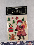 Vintage 2005 La Petites Old Saint Nick 3-Dimensional Sticker Pack, New/Sealed
