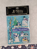 Vintage 2006 La Petites Winter Wonderland Penguins 3-Dimensional Sticker Pack, New/Sealed