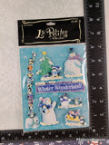 Vintage 2006 La Petites Winter Wonderland Penguins 3-Dimensional Sticker Pack, New/Sealed