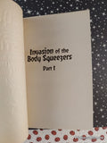 Vintage 1998 1st Printing Invasion of the Body Squeezers Part 1 #4 Goosebumps Series 2000 Softcover
