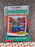 Vintage 1996 1st Printing Say Cheese and Die - Again! Goosebumps #44 Softcover