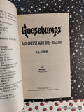 Vintage 1996 1st Printing Say Cheese and Die - Again! Goosebumps #44 Softcover