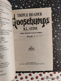 Vintage 1997 1st Printing Triple Header Goosebumps, Book 1 by R.L. Stine Softcover