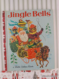 Vintage 1964 Jingle Bells Little Golden Book Hardcover
