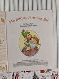 Vintage 1995 The Littlest Christmas Elf Little Golden Book Hardcover