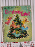 Vintage 1972 18th Printing Christmas Carols Little Golden Book Hardcover