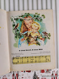 Vintage 1972 18th Printing Christmas Carols Little Golden Book Hardcover