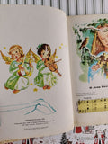 Vintage 1972 18th Printing Christmas Carols Little Golden Book Hardcover