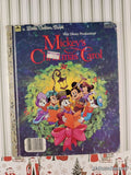 Vintage 1983 Mickey's Christmas Carol Little Golden Book Hardcover