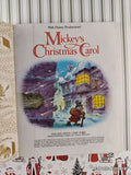 Vintage 1983 Mickey's Christmas Carol Little Golden Book Hardcover