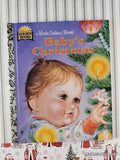 Vintage 1997 Baby's Christmas Little Golden Book Hardcover, Like New