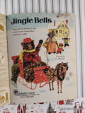 Vintage 1973 4th Printing Jingle Bells Little Golden Book Hardcover