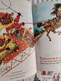 Vintage 1973 4th Printing Jingle Bells Little Golden Book Hardcover