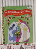 Vintage 1998 The Twelve Days of Christmas Little Golden Book Hardcover