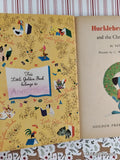 Vintage 1960 1st Printing Huckleberry Hound and the Christmas Sleigh Little Golden Book Hardcover
