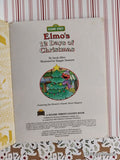 Vintage 1996 1st Edition Elmo's 12 Days of Christmas Little Golden Book Hardcover