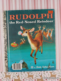 Vintage 1976 1st Printing Rudolph the Red-Nosed Reindeer Little Golden Book Hardcover