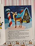 Vintage 1976 Rudolph the Red-Nosed Reindeer Little Golden Book Hardcover