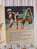 Vintage 1958 1st Printing Rudolph the Red-Nosed Reindeer Little Golden Book Hardcover
