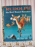 Vintage 1981 29th Printing Rudolph the Red-Nosed Reindeer Little Golden Book Hardcover